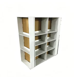 Promotional Paper Floor Display Stand Tiered Cardboard Shelf Supermarket Bulk Sale OEM ODM Durable