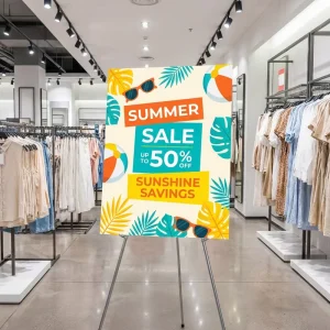 Promotional Poster Board Durable Celuka Sheet High Density PVC Foam Branded Shop Sign with Custom UV Printing for Retail Display