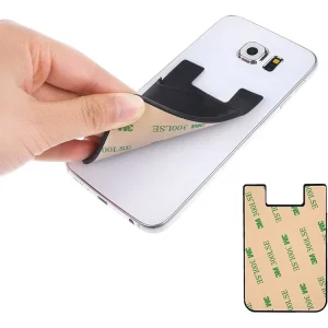 Promotional Reflective Stickers & Lights Silicone Phone Card Wallet ID Holder Business Gift