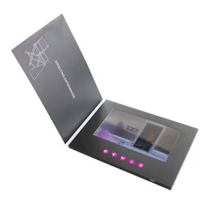Promotional Video Brochure Capture Card Digital Screen Brochure Video Screen Book LCD Video Business Cards