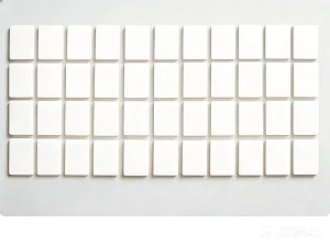 Pure White Single Layer Acrylic American Mahjong the Cheeky Line Santa Monica Release Custom for Party Gathering