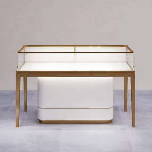 Quality Glass & Metal Frame Drawer Streamline Display Retail Store Used Jewelry Showcase