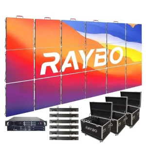 RAYBO Indoor Curved LED Video Wall P2.6 LED Wall Pantallas Ultra thin LED Panel LED Digital Signage For Hotel Venue