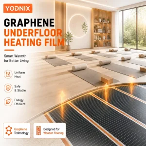 Rapid Heating Energy Efficient Floor Heating Film with Smart WiFi Control