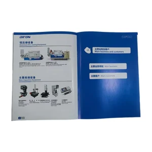Real Estate Project Brochure Paperback Custom Offset Printed Film Laminated Folded Leaflet Business Catalog Printing