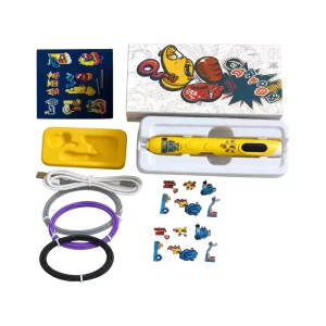 Rechargeable Low Temperature 3D Pen Set With Luminous Filament
