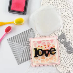 Rectangular Border Metal Die-Cutting and Embossing Template Tool for Scrapbooking, Cardmaking, and Photo Album Decoration