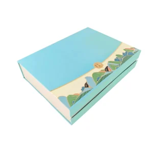Recyclable Biodegradable Portable Coated Art Paper Box, Monster Cartoon Illustration, Health Care Product