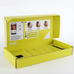 Recyclable Storage Solution for Face Cream and Eye Cream Gift Box with Shiny Corrugated Board Embossed Matt Lamination