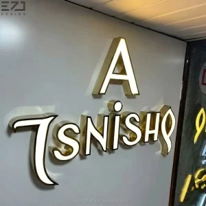 Reliable Customized LED Shop Names Logo and Business Wall Logo Light Up in Front to Enhance Brand Awareness