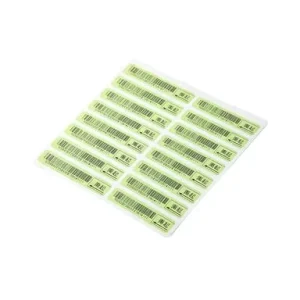 Removable Roll Barcode Labels Rectangle Inventory Barcode Stickers Custom Thermal Barcode Labels