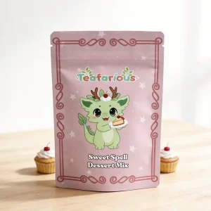 Resealable Stand up Zipper Pouch Custom Printed Matte Mylar Doypack Bag Smell Proof for Dessert Mix Powder Drink Instant Food