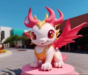 Resin Custom Color & Shape Cartoon Character for Shopping Mall Atriums & Commercial Spaces & Theme Parks Factory Direct