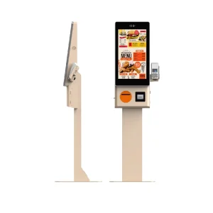 Restaurant POS Self Ordering Self Service Kiosk 21.5 Inch Touch Screen OEM Manufacturer SDK Android Windows Custom Branding