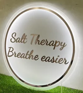 Restaurant Storefront Sign with LED Lighting Transformer Power Customizable