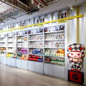 Retail and Shopping Mall Interior Decoration Design Service with Lightweight Store Display Stands