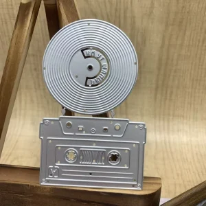 Retro Tape Vinyl Record Metal Cutting and Embossing Template Tool for DIY Scrapbook Paper Cards and Photo Album Craft Decoration