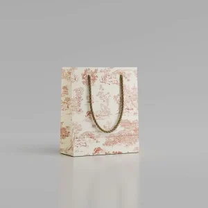 Reusable Durable Recyclable Ivory Board Paper Bag Cotton Rope Handles Offset Printed Shopping Packaging for Clothing