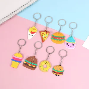 Reusable Keychain Sleutelhanger Colorful Washable Lightweight Non-toxic