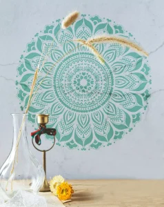 Reusable PET Plastic Mandala Stencil 0.18 0.35mm Thick Large Floral Geometric Template for Wall Floor Home Decor Painting