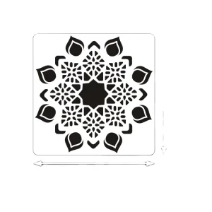 Reusable Stencil Laser Cut Painting Template Floor Wall Tile Fabric Flower Drawing Stencils Tile Painting Stencils