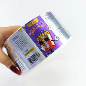 Roll Packaging Product Business Stickers Shoe Logo Label Custom Printing Honey Food Dedicated Adhesive Vinyl Sticker