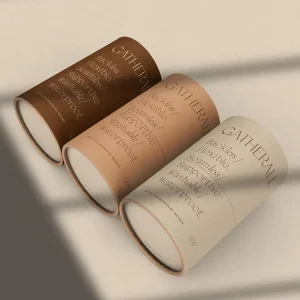 Round Packaging Cosmetic Containers Cylinder Packaging Can Paper Tube for Tea Coffee Wine