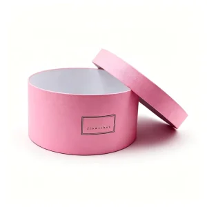 Round Paper Hat Tube Packaging, Cardboard Flower Box