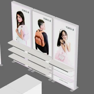 SEG Fabric Display Booth Bags Accessory Brands System Trade Show Display Solution for Children Clothing