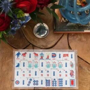 SMU Southern Methodist University Mahjong Tiles Custom Alumni Gift American Mahjong Storage Set
