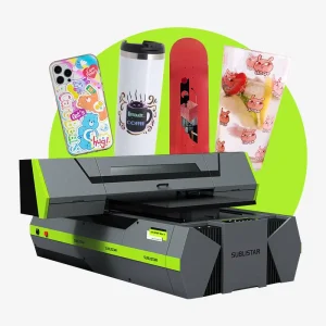 SUBLISTAR 600mm*900mm Flatbed UV Printer Digital Printing Machine with 3PCS I3200 Print Heads Screen Printing Like Machine