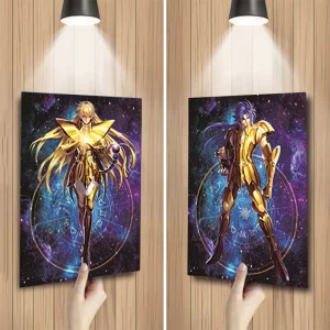 Saint Seiya Legend of Sanctuary 3D Lenticular Poster Customize 3D Lenticular Filp Picture Anime Poster Cartoon 3D Wallpaper