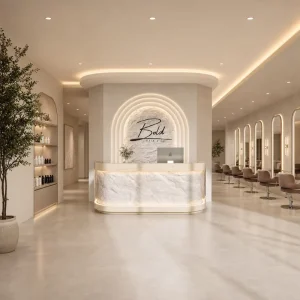 Salon Furniture Led Display Rack Checkout Counter Perfume Stand Showcase Restaurant Furniture Cabinet Shelf Bar Furniture