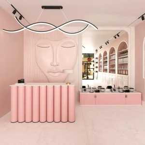 Salon Furniture Led Display Restaurant Furniture Storage Shelf for Retail Store Vitrinas De Exhibition Display Accessory Cabinet