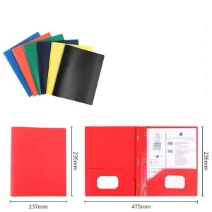 School and Office Folder PP Material Presentation Size File Folders Stationery Items for Organization and Filing
