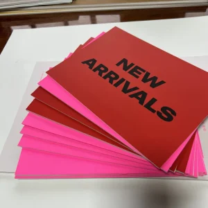Screenprinted Fluorescent Color Foam Board, Customized Size