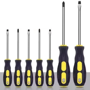 Screwdriver Customized Straight Precision Screwdriver Set Chrome Finish Steel Handle Box Packing for Industrial & DIY Projects