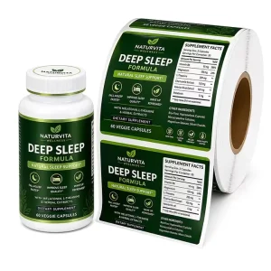 Self Adhesive Bottle Sticker Label Manufacturer Custom Printed Roll Labels for Packaging and Product Branding