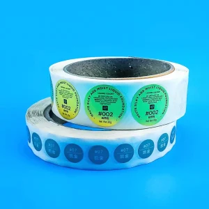 Self adhesive Private Design Product Labels Waterproof Vinyl Sticker Roll Paper Print logo Custom Label Stickers
