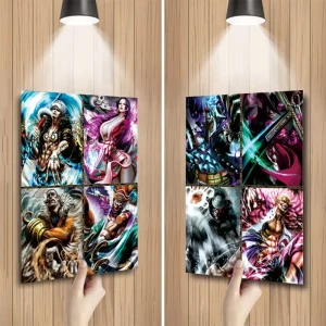 Seven Warlords of the Sea 3D Lenticular Print Anime Poster Wall Art Watercolor Custom Cartoon Wall Sticker