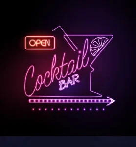 Shock-Resistant LED Beer Neon Sign Electronic Advertising Display for Commercial Bar or Club