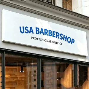 Shopfront Signs Metal Shop Front Signage Enseigne Publicitaire Custom Led Sign for Business Street Outdoor