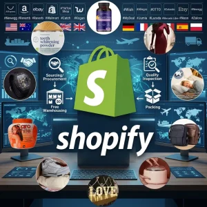 Shopify Dropshipping Agent EU Fast Shipping Free Storage One Stop Product Sourcing Quality Inspection Custom Ecommerce
