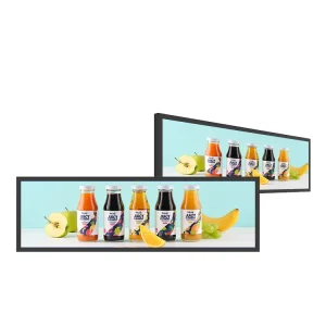 Shopping Mall Shelf Display Screen Bar LCD Fashion Retail Visual Merchandising Digital Advertising Signage