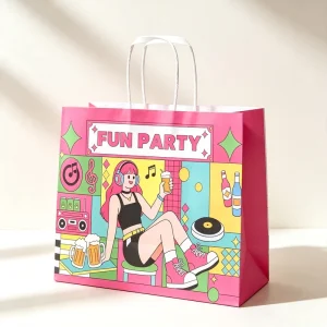 Shopping Paper Bags Custom Embossing Logo Luxury Flower Food Clothing Packaging Ribbon Magnetic Closure Recycled