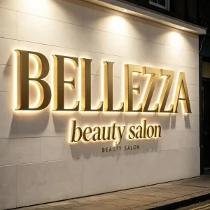 Sign Board LED Light Acrylic Logo Stainless Steel Letters 3D Sign Board Backlit Channel Metal Letter Outdoor Business Signage