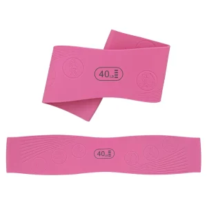 Silicone Hip Resistance Band Wide Textured Loop Home Gym Booty Workout 10LB 50LB OEM ODM Export Supplier