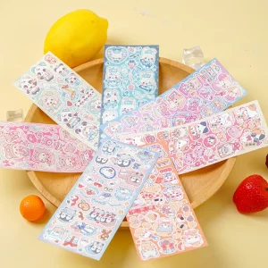 Simple Flat Anti Wear Anime Figure Sticker For Kids Journal Decor Factory Direct Bulk Maker