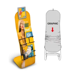 Sleek Modern Foldable Exhibition Display Stand for Durable Aluminum with Custom Printed Fabric Branding for Trade Shows