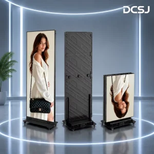 Slim Smart Advertising LED Display Screen Indoor Wifi Control Digital Video Wall Board Display